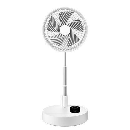 USB Charging Portable Folding Fan with Remote Control and 3-Speed Settings