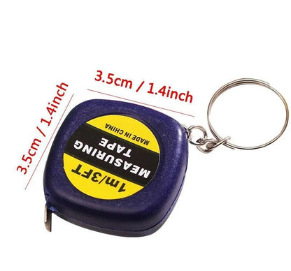 1M Mini Measuring Tape with Key Buckle