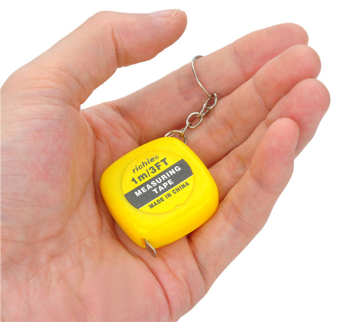 1M Mini Measuring Tape with Key Buckle