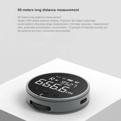 High-Precision Digital Measuring Ruler with LCD Display