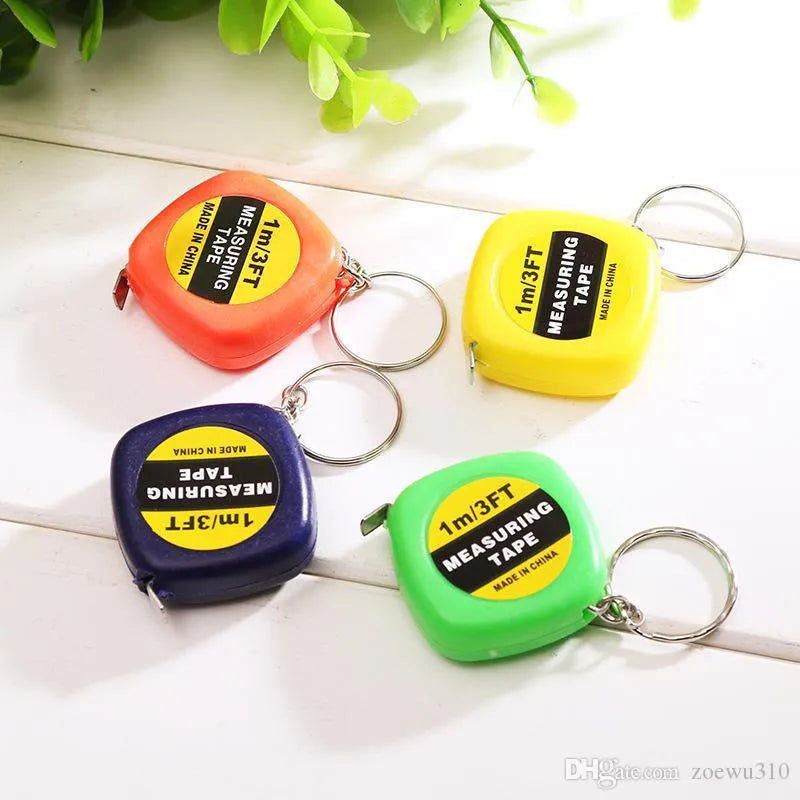 1M Mini Measuring Tape with Key Buckle