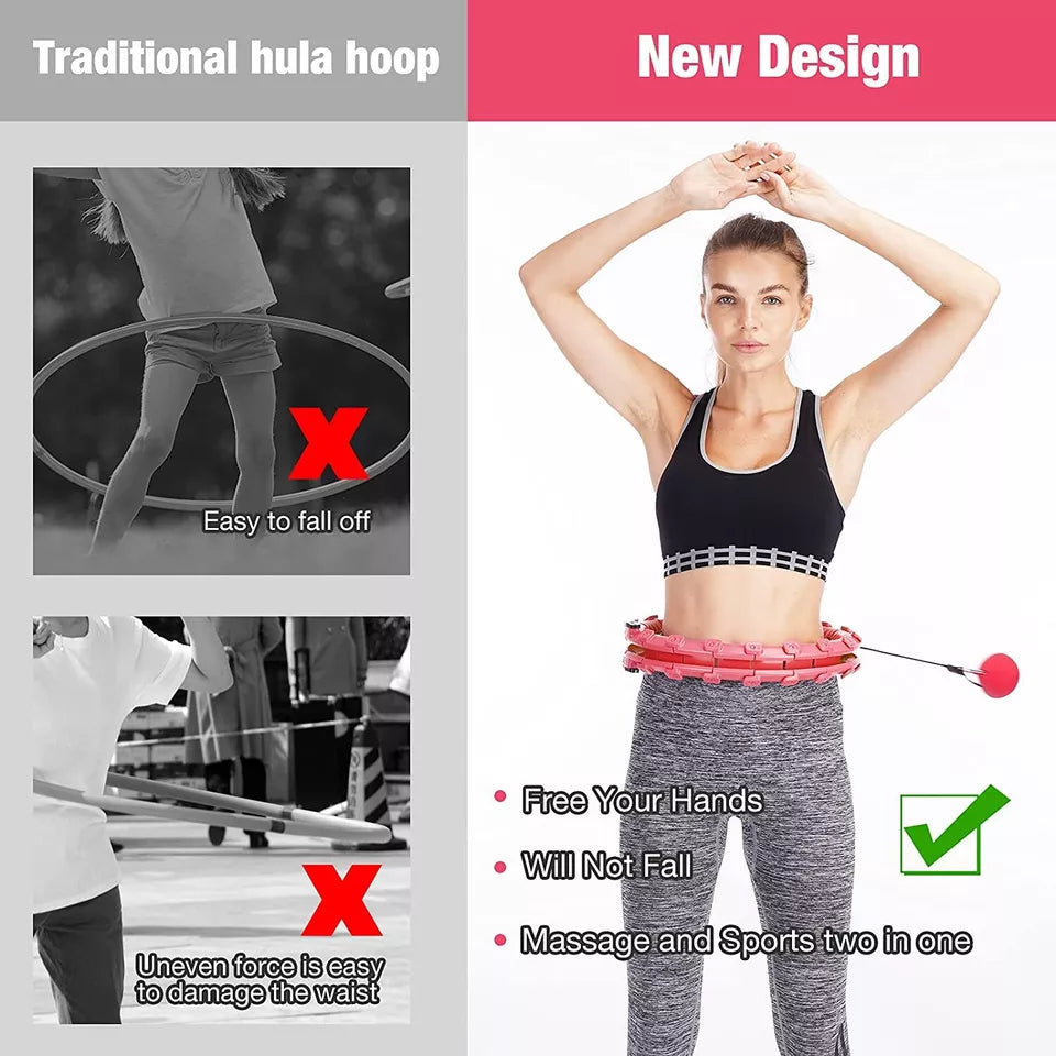 Ultimate Fitness Ring: The No-Fall Waist Shaper for All Ages